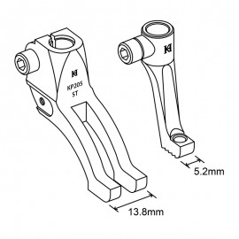 KP205-ST Narrow Presser Feet KP205-ST Narrow Presser Feet