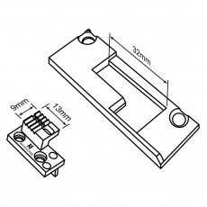 KH1510-NPB/FDB Needle Plate + Feed Dog