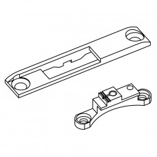 KH2860L1-NPTB/FDB Needle Plate + Feed Dog (for Left Hook)