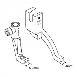 KP441-STL Narrow Left Cording Feet KP441-STL Narrow Left Cording Feet