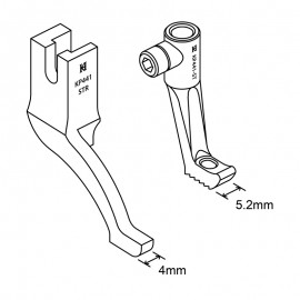 KP441-STR Narrow Right Cording Feet KP441-STR Narrow Right Cording Feet